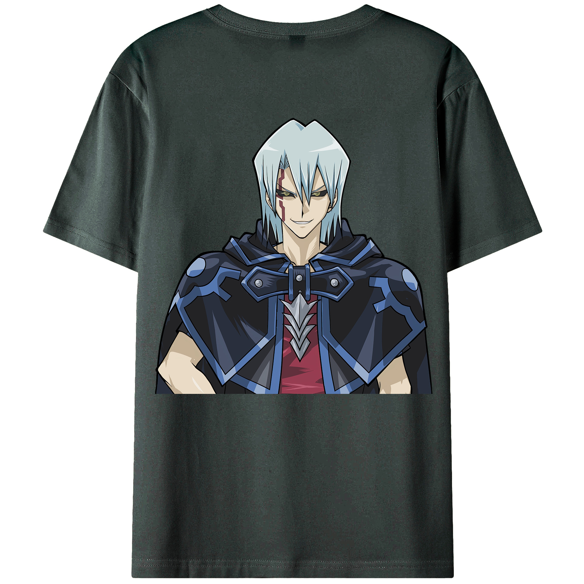 （画像用） 遊☆戯☆王 Yu-Gi-Oh! 綿100％ メンズ半袖Tシャツ（バックプリント） 通気性